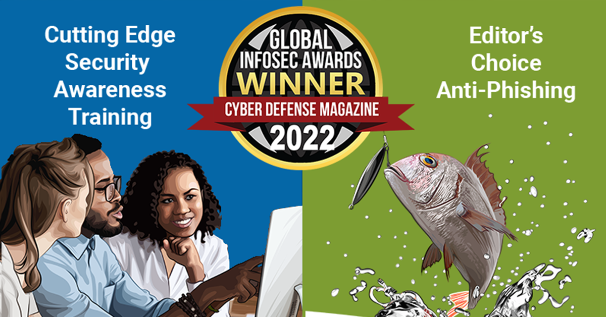 Winner Global InfoSec Award Security Awareness Training Anti Phishing